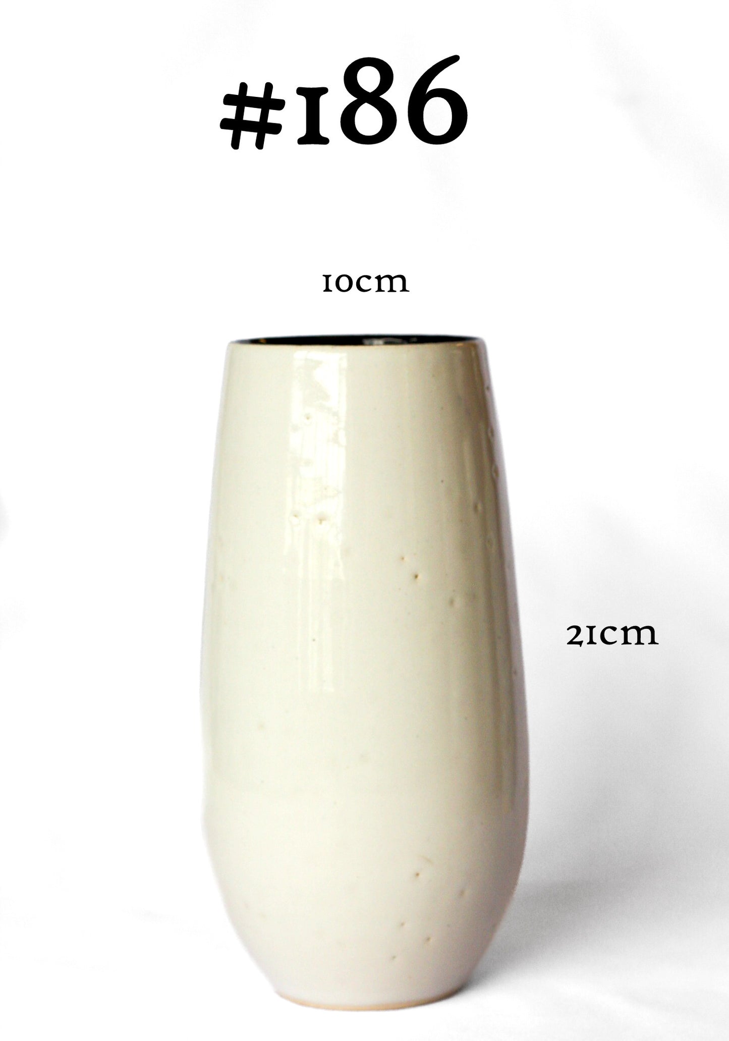 Elongated vase