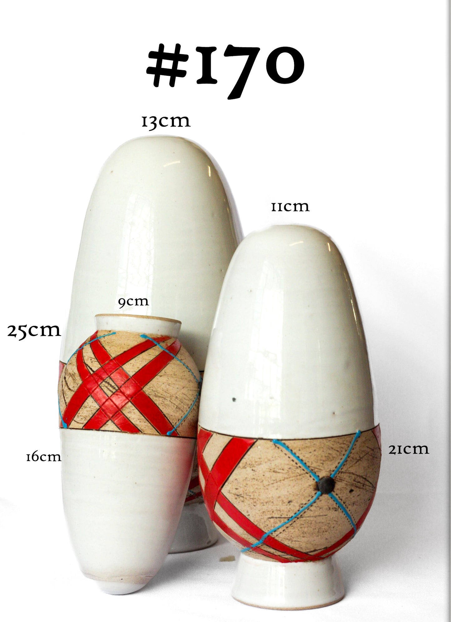 Wall hanging vases
