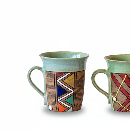 Coffee Mug - Lilly green ( Afro )