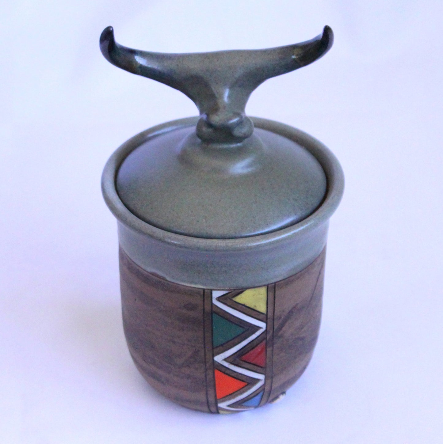 AfroLux Cylindrical Jar