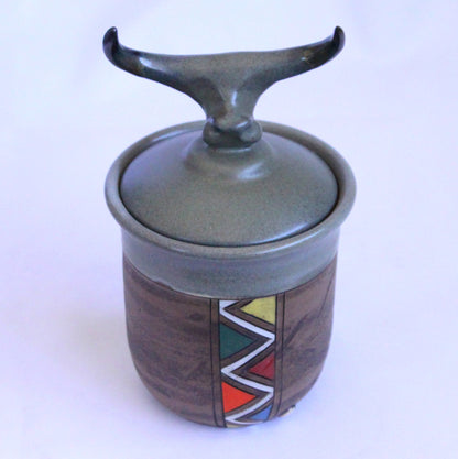 AfroLux Cylindrical Jar