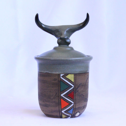 AfroLux Cylindrical Jar