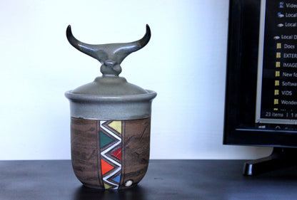 AfroLux Cylindrical Jar
