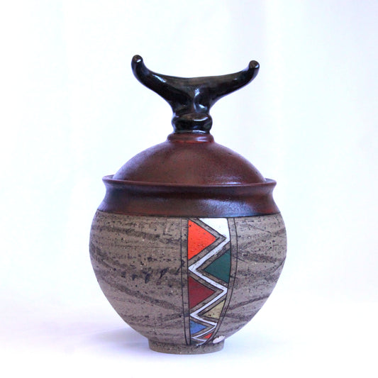 Afro Globular Jar