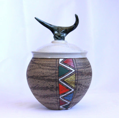 Afro Globular Jar