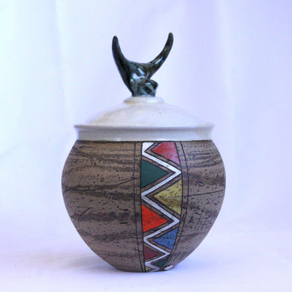 Afro Globular Jar
