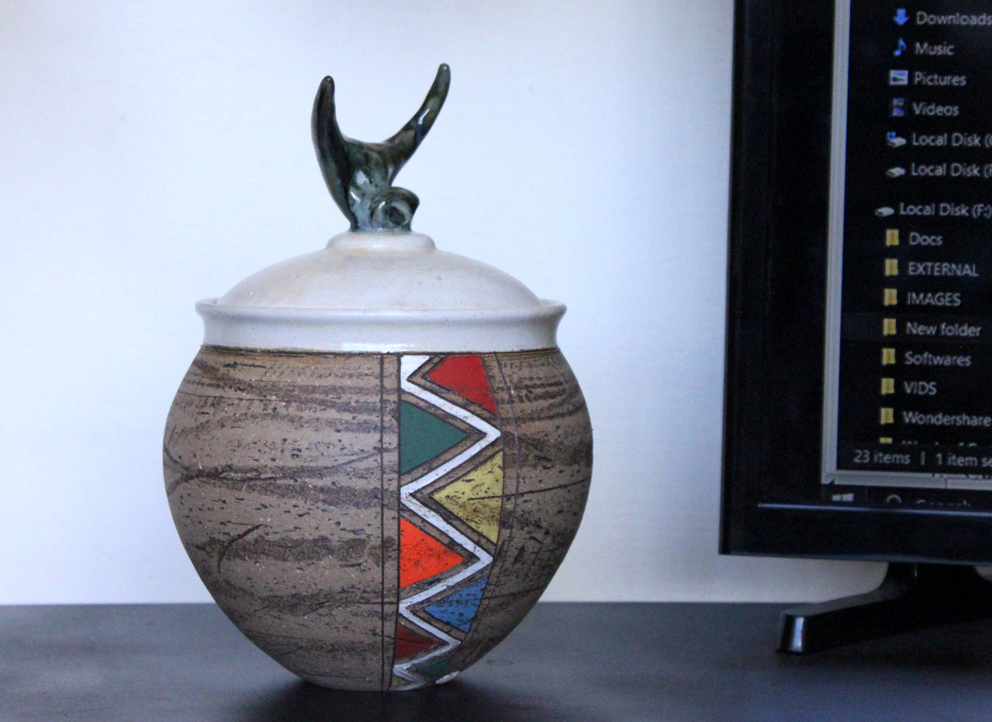 Afro Globular Jar