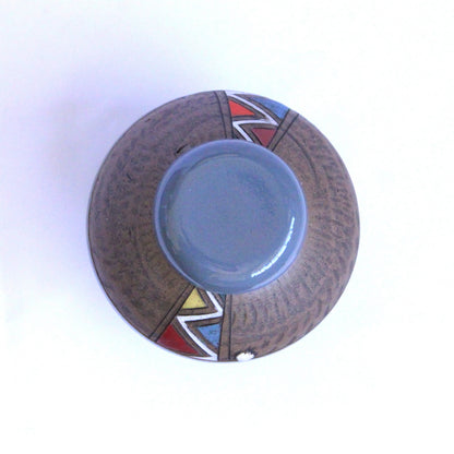 Afro Geometric Jar