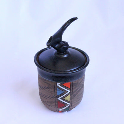 AfroLux Cylindrical Jar