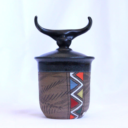 AfroLux Cylindrical Jar