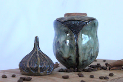 "Beetle Lidded Ceramic Jar"