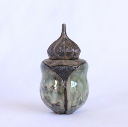 "Beetle Lidded Ceramic Jar"